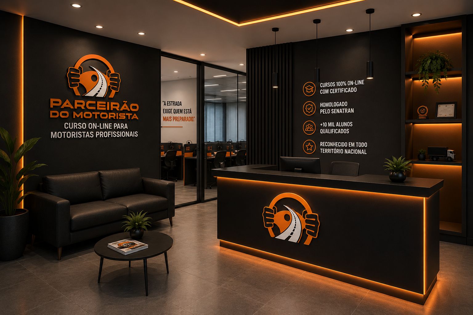 Escritório administrativo do Parceirão do Motorista